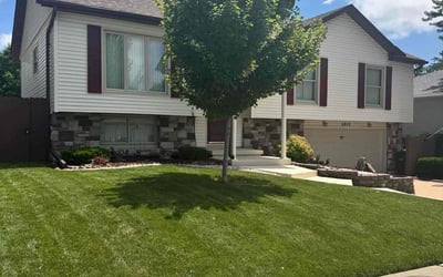 Photo of Caleb K.'s yard after getting lawn care in Clarksville, TN