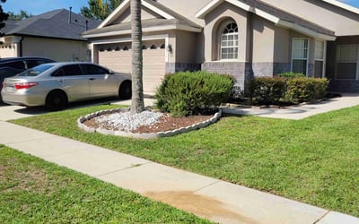 Photo of Brandie H.'s yard after getting lawn care in Four Oaks, NC