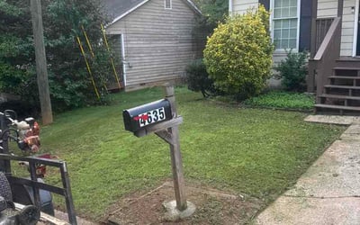 Photo of Christine C.'s yard after getting lawn care in Farmingdale, NY