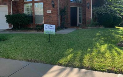 Photo of Ayaan S.'s yard after getting lawn care in Flower Mound, TX