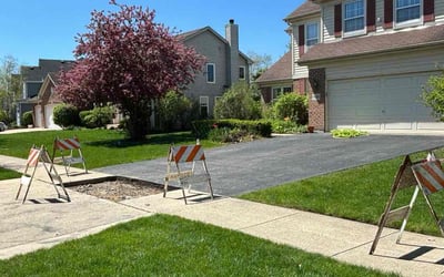 Photo of Mark E.'s yard after getting lawn care in Lake Zurich, IL