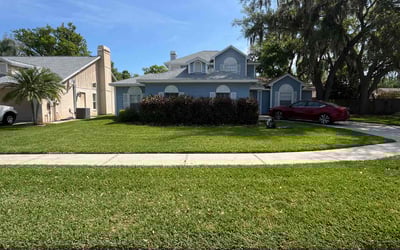 Photo of Linda C.'s yard after getting lawn care in Rego Park, NY