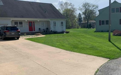 Photo of Shane S.'s yard after getting lawn care in Amherst, OH