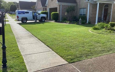 Photo of Carrie H.'s yard after getting lawn care in Shawnee, KS