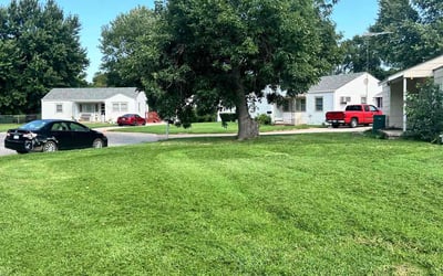 Photo of Dana D.'s yard after getting lawn care in Haysville, KS