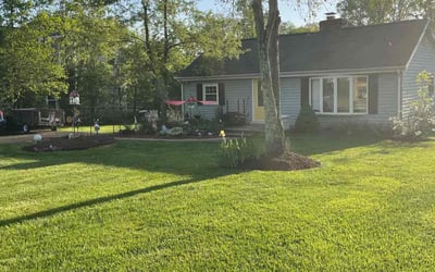 Photo of Elisha E.'s yard after getting lawn care in Clifton, VA