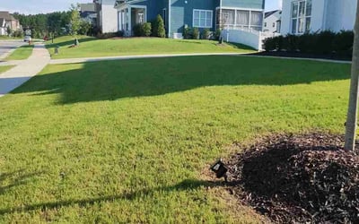 Photo of Jennifer Z.'s yard after getting lawn care in Hillsborough, NC