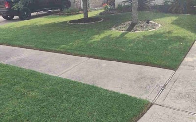 Photo of Holden F.'s yard after getting lawn care in Mcdonough, GA