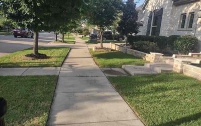 Photo of Shenita B.'s yard after getting lawn care in Dallas, NC