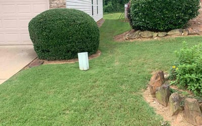 Photo of Erica Y.'s yard after getting lawn care in Hiram, GA