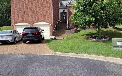 Photo of David B.'s yard after getting lawn care in Greenbrier, TN