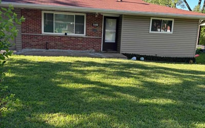 Photo of Peter D.'s yard after getting lawn care in Highland, IL