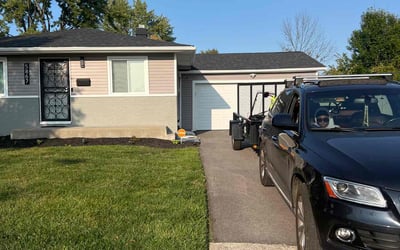 Photo of Martia B.'s yard after getting lawn care in Bedford Heights, OH