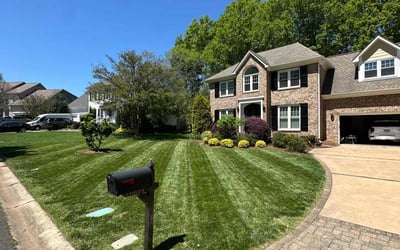 Photo of Kumar R.'s yard after getting lawn care in Davidson, NC