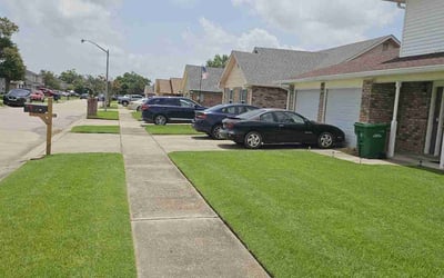 Photo of Vickie T.'s yard after getting lawn care in Battle Creek, MI
