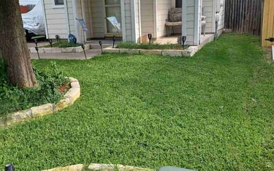 Photo of Kennedy J.'s yard after getting lawn care in Del Valle, TX