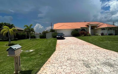 Photo of Eddie A.'s yard after getting lawn care in Cape Coral, FL
