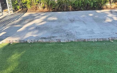 Photo of Laura F.'s yard after getting lawn care in Oakdale, MN