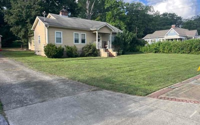Photo of Brenda M.'s yard after getting lawn care in Bedford Heights, OH