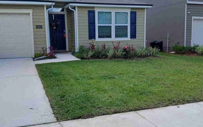Photo of Bailey T.'s yard after getting lawn care in Green Cove Springs, FL