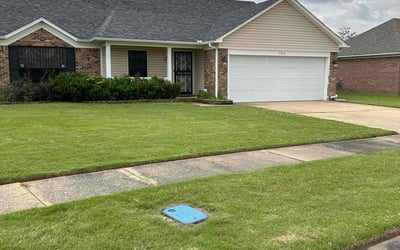 Photo of Andre D.'s yard after getting lawn care in West Memphis, AR