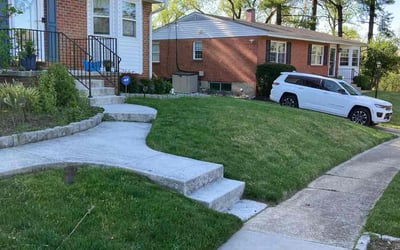 Photo of Erik S.'s yard after getting lawn care in Cockeysville, MD