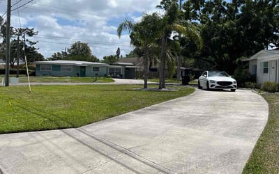 Photo of Kerry R.'s yard after getting lawn care in Tampa, FL