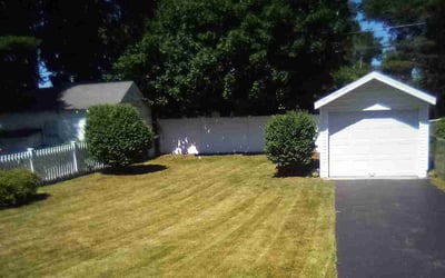 Photo of Todd S.'s yard after getting lawn care in Stafford Springs, CT