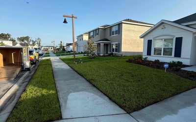 Photo of Victoria M.'s yard after getting lawn care in Leland, NC