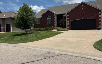 Photo of Mike D.'s yard after getting lawn care in Wichita, KS