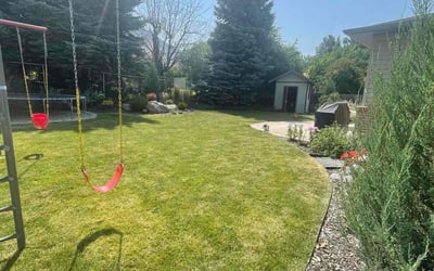 Photo of Larion D.'s yard after getting lawn care in Payson, UT