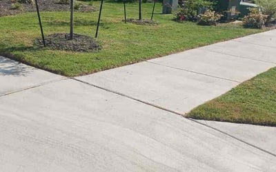 Photo of Jennifer A.'s yard after getting lawn care in Oak Cliff, TX
