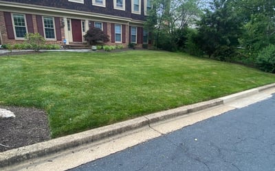 Photo of Katelyn R.'s yard after getting lawn care in Potomac, MD