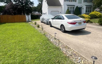 Photo of Emmett W.'s yard after getting lawn care in Gloucester City, NJ