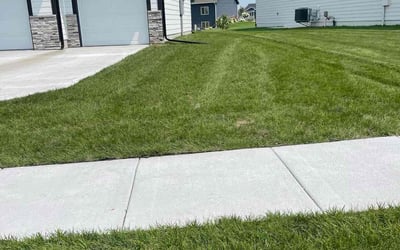 Photo of Jamu V.'s yard after getting lawn care in Chelmsford, MA