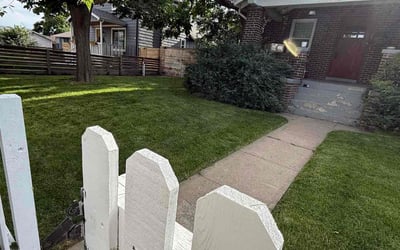 Photo of Amina M.'s yard after getting lawn care in Lakeville, MN