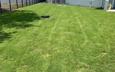 Photo of Kyle L.'s yard after getting lawn care in Granbury, TX