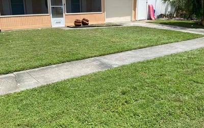 Photo of Emanuel D.'s yard after getting lawn care in Goffstown, NH