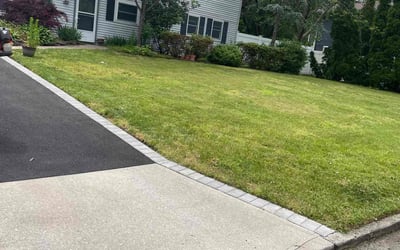Photo of CJ S.'s yard after getting lawn care in Stony Brook, NY