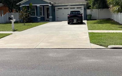 Photo of David K.'s yard after getting lawn care in Safety Harbor, FL