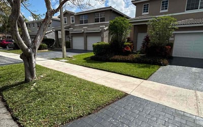 Photo of Sam N.'s yard after getting lawn care in Cooper City, FL