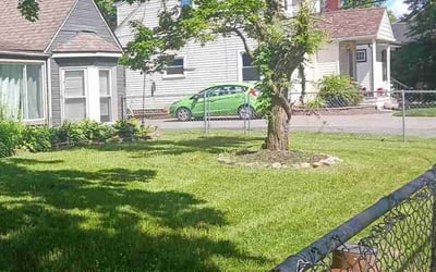 Photo of Ericka, D.'s yard after getting lawn care in Flat Rock, MI