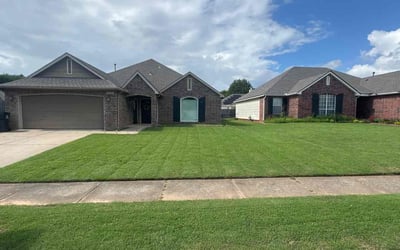 Photo of Angel O.'s yard after getting lawn care in Wichita, KS