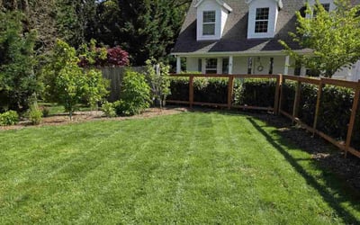 Photo of Kristi L.'s yard after getting lawn care in Oregon City, OR
