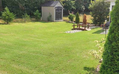 Photo of Jeremy S.'s yard after getting lawn care in Indian Trail, NC