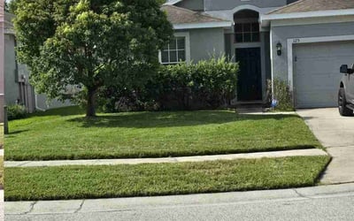 Photo of Joanna M.'s yard after getting lawn care in Golden, CO