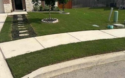 Photo of Suleiman A.'s yard after getting lawn care in Cibolo, TX