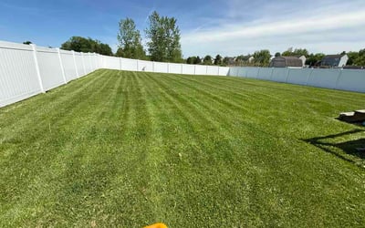 Photo of Kyle J.'s yard after getting lawn care in Holden, MA