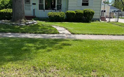Photo of John K.'s yard after getting lawn care in South Bend, IN
