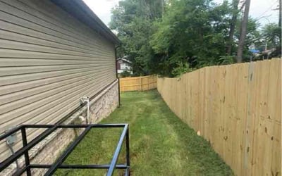 Photo of Nanda W.'s yard after getting lawn care in Lumberton, NC